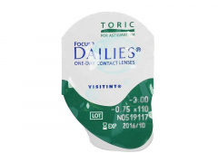 Focus Dailies Toric (90 soczewek)