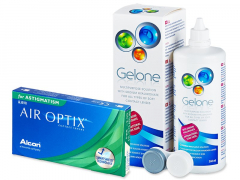 Air Optix for Astigmatism (6 soczewek) + płyn Gelone 360 ml