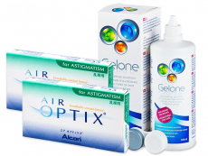 Air Optix for Astigmatism (2x3 soczewki) + płyn Gelone 360 ml