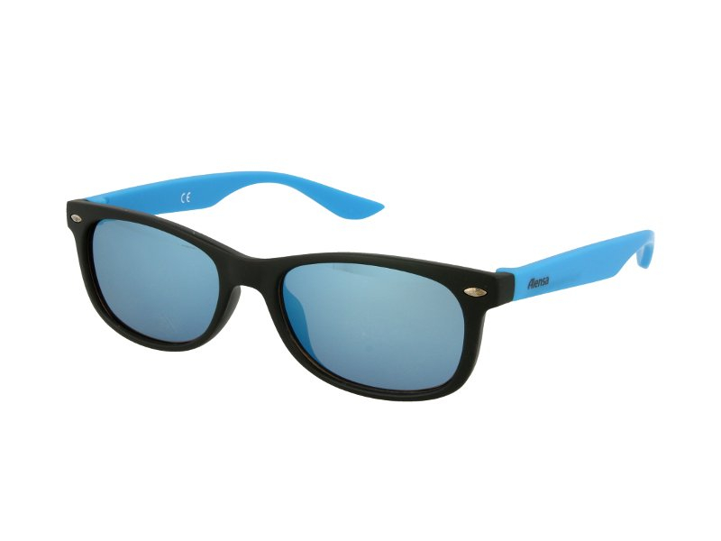 Dziecięce okulary przeciwsłoneczne Alensa Sport Black Blue Mirror 