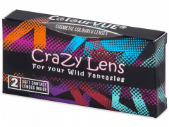 ColourVUE Crazy Lens - BlackOut - zerówki (2 soczewki)