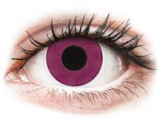 ColourVUE Crazy Lens - Purple - zerówki (2 soczewki)