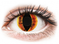 ColourVUE Crazy Lens - Saurons Eye - zerówki (2 soczewki)