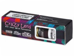 ColourVUE Crazy Lens - White Zombie - zerówki (2 soczewki)