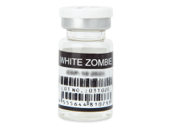 ColourVUE Crazy Lens - White Zombie - zerówki (2 soczewki)