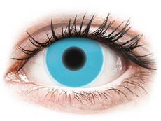 ColourVUE Crazy Glow Blue - zerówki (2 soczewki)