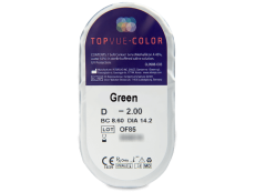 TopVue Color - Green - korekcyjne (2 soczewki)