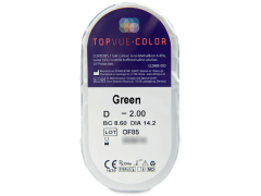 TopVue Color - Green - korekcyjne (2 soczewki)