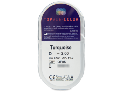 TopVue Color - Turquoise - korekcyjne (2 soczewki)