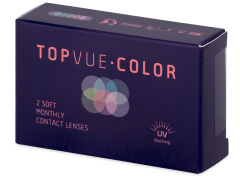 TopVue Color - Grey - zerówki (2 soczewki)