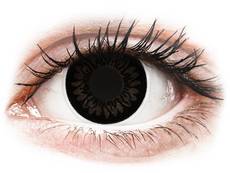 ColourVUE BigEyes Dolly Black - zerówki (2 soczewki)