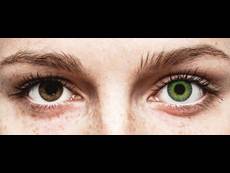 ColourVUE Fusion Green Yellow - zerówki (2 soczewki)