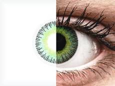 ColourVUE Fusion Green Yellow - zerówki (2 soczewki)