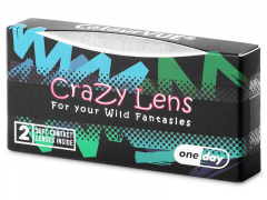 ColourVUE Crazy Lens - Blackout - jednodniowe zerówki (2 soczewki)