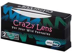 ColourVUE Crazy Lens - White Zombie - jednodniowe zerówki (2 soczewki)