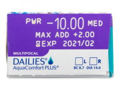 Dailies AquaComfort Plus Multifocal (30 soczewek)