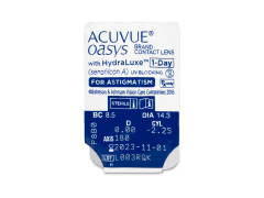 Acuvue Oasys 1-Day with HydraLuxe for Astigmatism (30 soczewek)