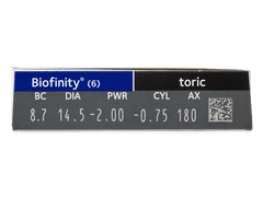 Biofinity Toric (6 soczewek)