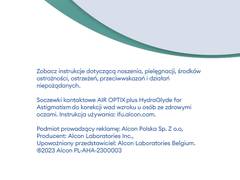 Air Optix plus HydraGlyde for Astigmatism (3 soczewki)