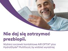 Air Optix plus HydraGlyde Multifocal (3 soczewki)