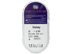 TopVue Color - Honey - korekcyjne (2 soczewki)