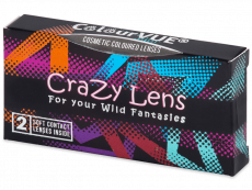 ColourVUE Crazy Lens - Red Screen - zerówki (2 soczewki)