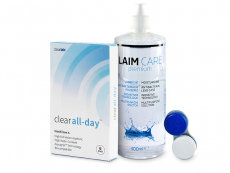 Clear All-Day (6 soczewek) + płyn Laim-Care 400 ml