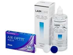 Air Optix Aqua Multifocal (6 soczewek) + płyn LAIM-CARE 400 ml