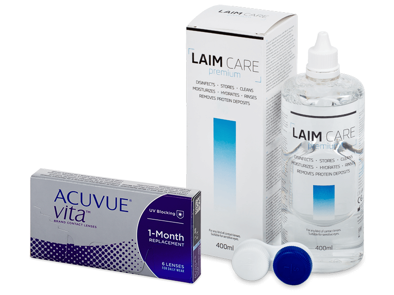 Acuvue Vita (6 soczewek) + płyn Laim-Care 400 ml
