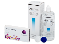 Avaira Vitality Toric (6 soczewek) + płyn Laim-Care 400 ml