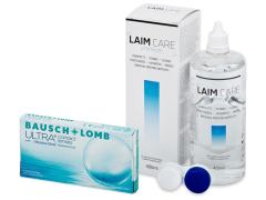 Bausch + Lomb ULTRA (6 soczewek) + płyn Laim-Care 400 ml