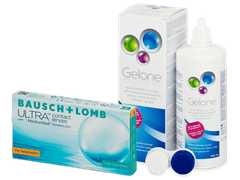 Bausch + Lomb ULTRA for Astigmatism (6 soczewek) + płyn Gelone 360 ml