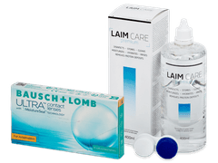 Bausch + Lomb ULTRA for Astigmatism (6 soczewek) + płyn Laim Care 400 ml