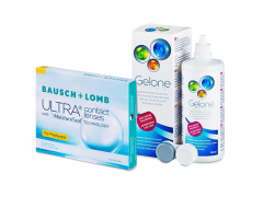 Bausch + Lomb ULTRA for Presbyopia (3 soczewki) + płyn Gelone 360 ml