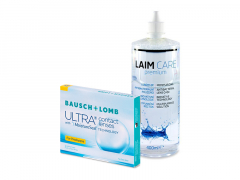 Bausch + Lomb ULTRA for Presbyopia (3 soczewki) + płyn Laim-Care 400 ml