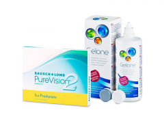 PureVision 2 for Presbyopia (3 soczewki) + płyn Gelone 360 ml