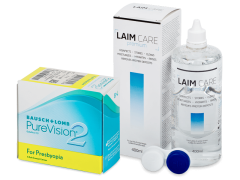 PureVision 2 for Presbyopia (6 soczewek) + płyn Laim-Care 400 ml