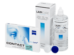 Carl Zeiss Contact Day 30 Compatic (6 soczewek) + płyn Laim-Care 400 ml