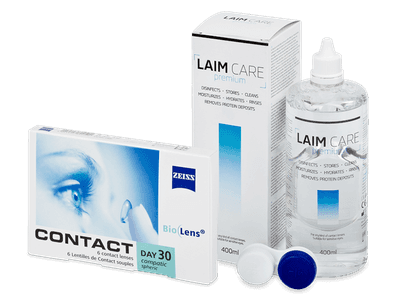 Carl Zeiss Contact Day 30 Compatic (6 soczewek) + płyn Laim-Care 400 ml