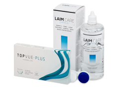 TopVue Monthly PLUS (6 szt) + płyn LAIM-CARE 400 ml