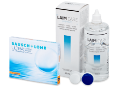 Bausch + Lomb ULTRA for Astigmatism (3 soczewki) + płyn Laim-Care 400 ml