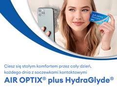 Air Optix plus HydraGlyde (3 soczewki)
