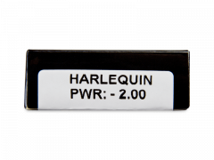 CRAZY LENS - Harlequin - jednodniowe korekcyjne (2 soczewki)