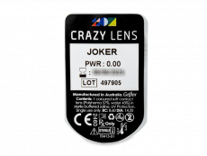 CRAZY LENS - Joker - jednodniowe zerówki (2 soczewki)