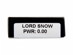 CRAZY LENS - Lord Snow - jednodniowe zerówki (2 soczewki)