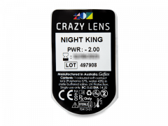 CRAZY LENS - Night King - jednodniowe korekcyjne (2 soczewki)