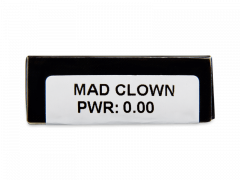 CRAZY LENS - Mad Clown - jednodniowe zerówki (2 soczewki)