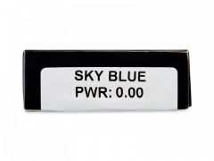 CRAZY LENS - Sky Blue - jednodniowe zerówki (2 soczewki)