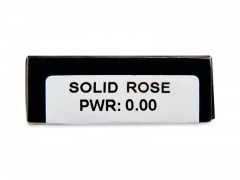 CRAZY LENS - Solid Rose - jednodniowe zerówki (2 soczewki)