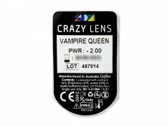 CRAZY LENS - Vampire Queen - jednodniowe korekcyjne (2 soczewki)